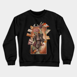 Cyberpunk Girl Crewneck Sweatshirt